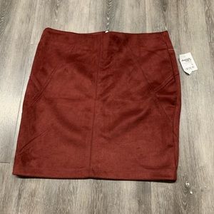 New charlotte russe velvet skirt